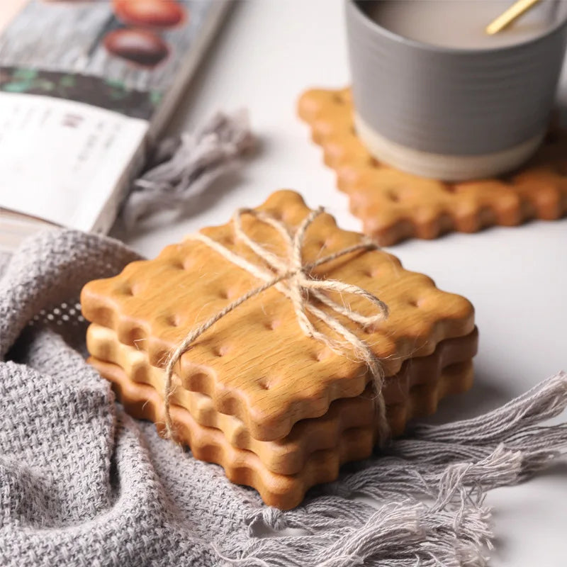 Wooden Cookie Coasters