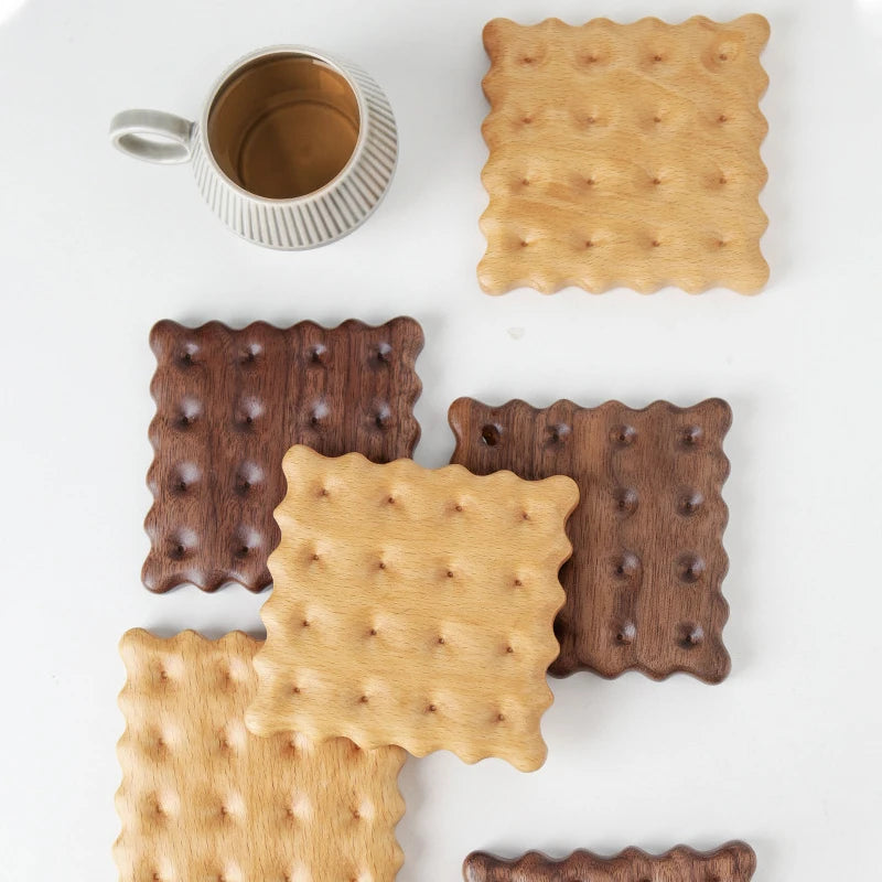 Wooden Cookie Coasters