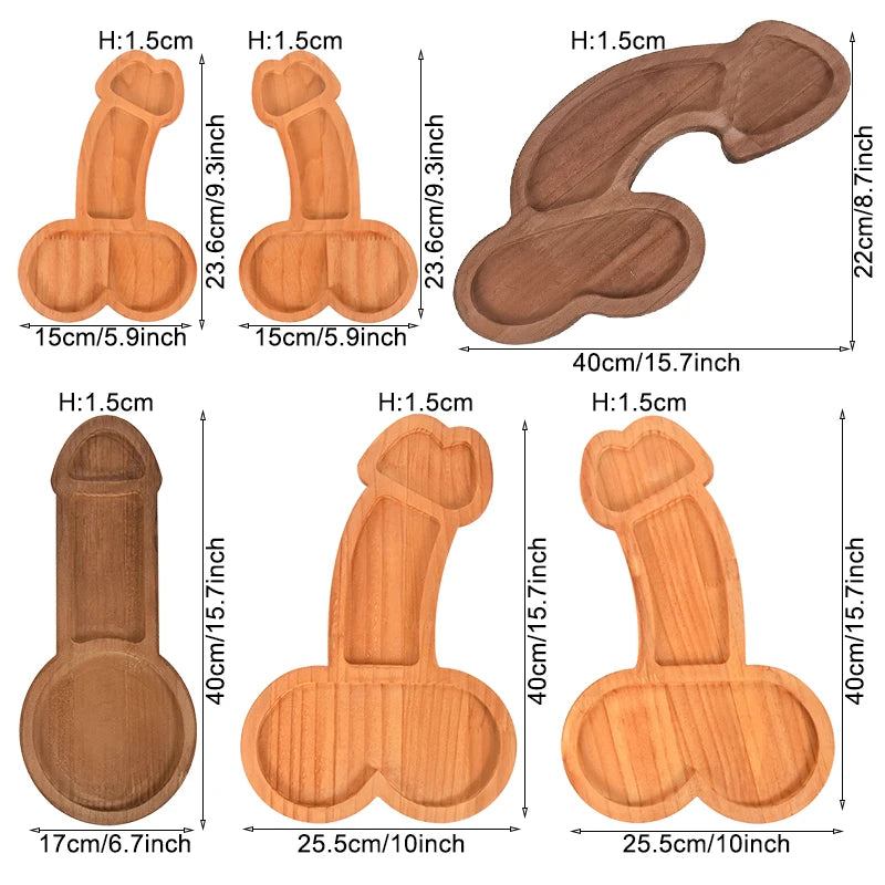 Party Penis Shape Storage Trays