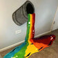 3D Rainbow Paint Bucket Tapestry Carpet