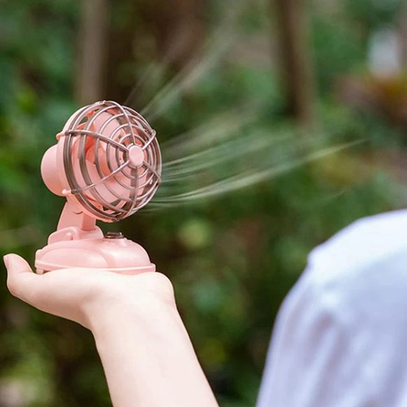 Retro Mini Desktop Fan