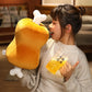 New Type Meat Bone Dual-use Pillow Handwarmer Intresting Stuffed Plush Pillow Soft High Quality Home Decro