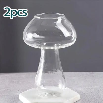 Mushroom Cup Glass