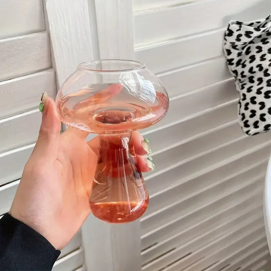 Mushroom Cup Glass