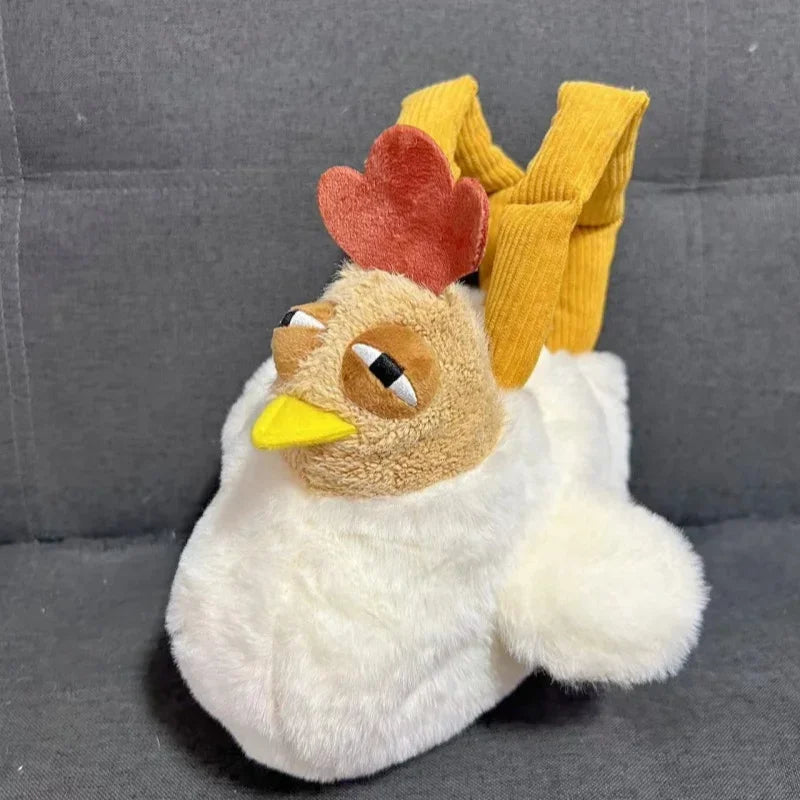 32cm Funny Chickens Plush Bag