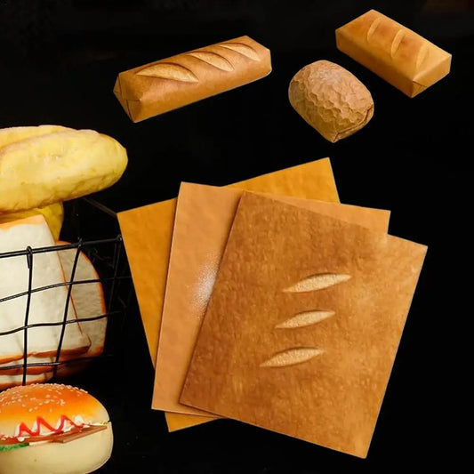 Creative Bread Toast Shape Wrapping Paper Kraft Envelope Paper Bags Can Be Packaged Dessert Fruit Gift Kitchen Supplies 2025