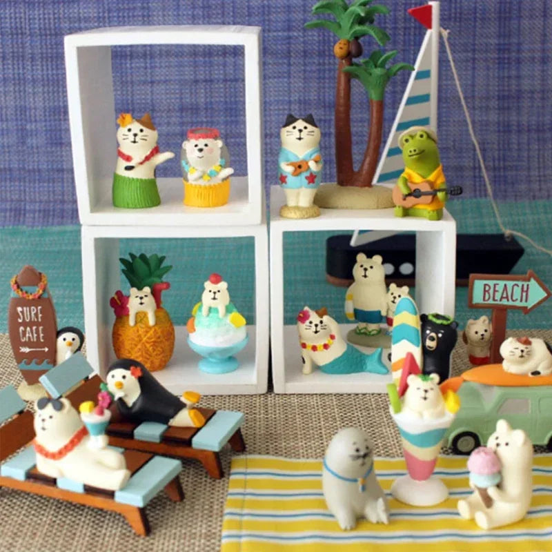 Scene Decoration Tourism Series Bookshelf Decorationt Collectible Home Decoration Garden Resin Craft Toy Bonsai Ornaments