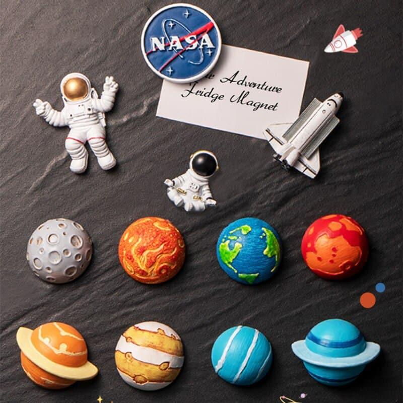 Magnete Frigorifero 3D – Astronauta USA, Souvenir In Resina Fatto A Mano, Regalo Decorativo Per Cucina