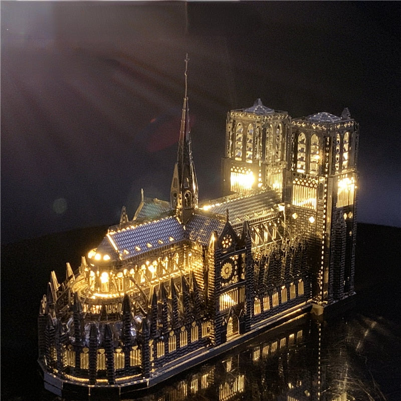 Notre-Dame De Paris 3D Metal Puzzle - CraftDIYKit