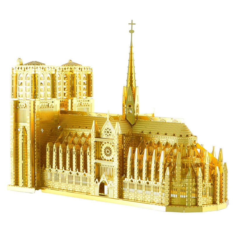 3D Metal Puzzle Notre Dame De Paris – GooDIYou