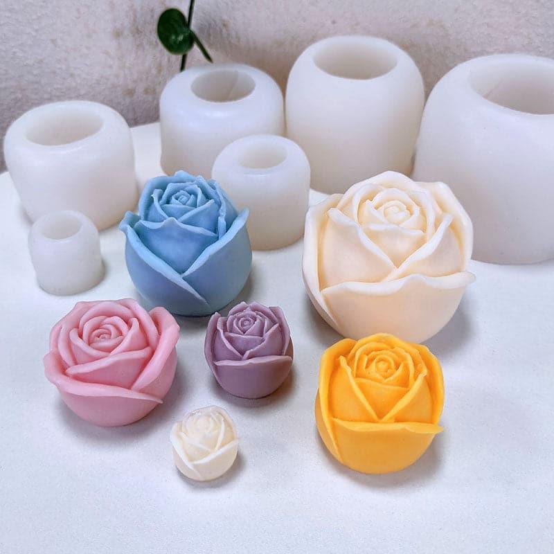 Beautiful 3D Silicone Rose Mold. Flower. Crafts Chocolate Making